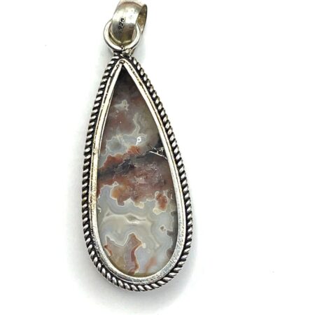 Sterling Silver Ocean Jasper Pendant