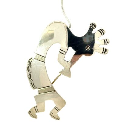 Navajo Kokopelli Pin/Pendant By Rose Werito and William Platero