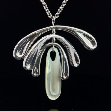 Robert Lee Morris Studio 22" Sterling Silver Necklace and Mobile Pendant