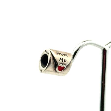 Pandora Retired Love Letter Charm, .925 Sterling Silver Envelope Charm, 3.0g