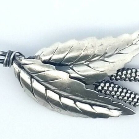 Vintage Sterling Silver Leaf Pin/Brooch Signed Jewelart 9.7 Grams