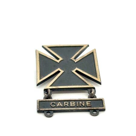 WW2 Iron Cross .925 Sterling Silver Carbine Pin, 10.7g
