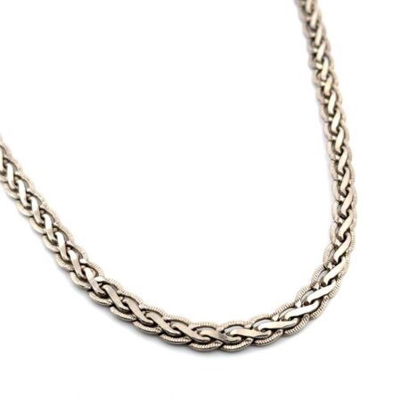 20” 925 Sterling Silver Serpentine Chain Necklace 33g