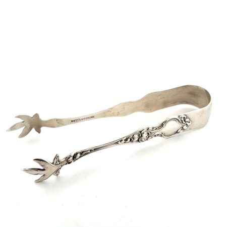 4.5” Wallace Buttercup 925 Sterling Silver Sugar Tongs 25.4g