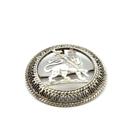 .925 Sterling Silver Lion Of Judah Brooch, 8.9g