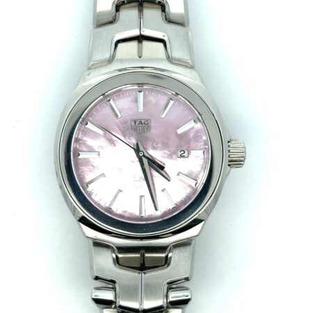 TAG Heuer Link Women's Quartz Pink MOP Watch 100M Sapphire Crystal - WAV4520