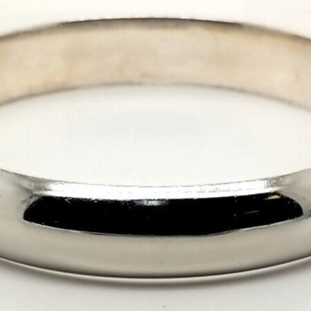 Vintage 925 Silver Women's Hinged Plain Bangle Bracelet Marked Marathon