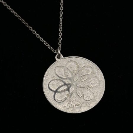 24” Franklin Mint Love Knot 925 Sterling Silver Pendant Necklace 17g
