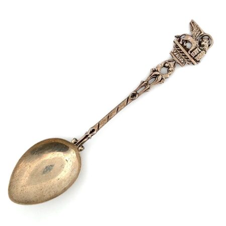 4.25” Vintage 800 Silver Venezia Lion of Saint Mark Souvenir Spoon 8.9g