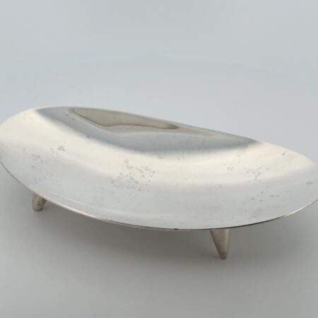5” Mexico 925 Sterling Silver Modern Style Soap Dish 78.9g