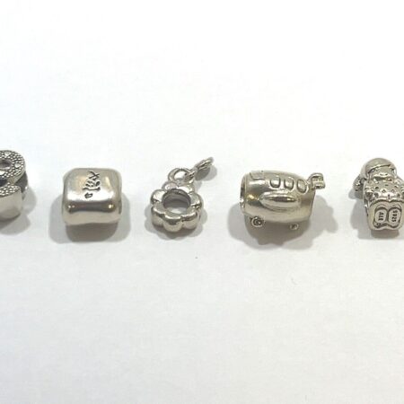 Lot of Five (5) Pandora ALE S925 Sterling Silvers Charms