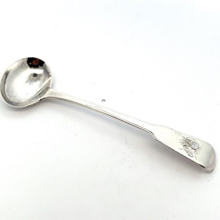 Antique 1817 George Turner Exeter England Condiment Spoon Sterling Silver 8.3g