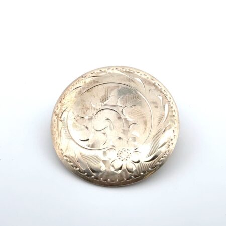Vintage Burkhardt 925 Sterling Silver Engraved Brooch/Pin 8.4g