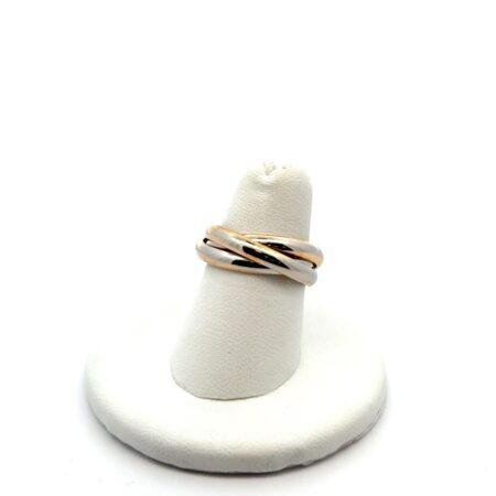 14k Gold Filled Trinity Ring 4.7 Grams Size: 6