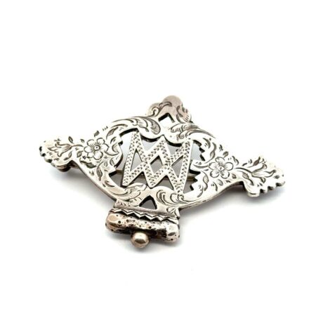 Vintage .925 Sterling Silver Scottish Luckenbooth Brooch, 15.1g