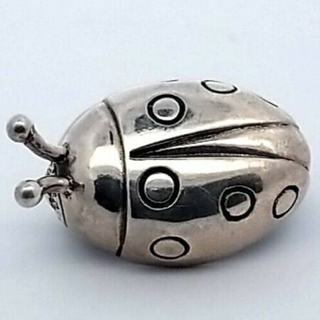Vintage 925 Sterling Silver Lady Bug Brooch/Pin 4.6 Grams
