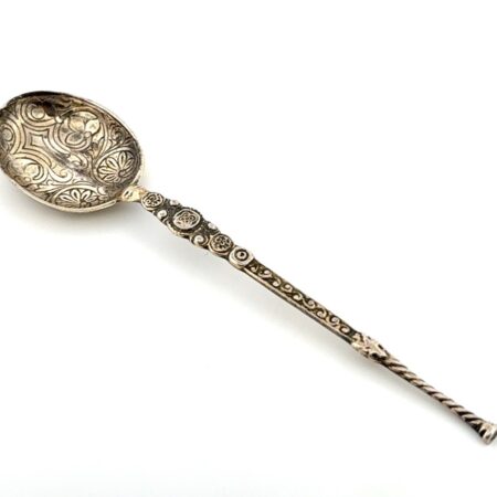 4.25” 1910 Chester England George V Coronation Anointing Spoon 9.1g
