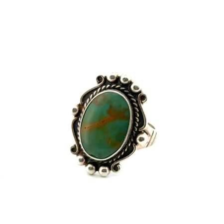Size: 7.25 Royston Turquoise 925 Sterling Silver Ring 7.5g