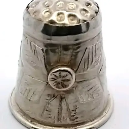 Mexico Sterling Silver Thimble Circa 1945 ~~~~ 2.4 Grams