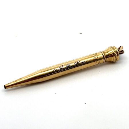 EHCO 1/10 14k Gold Filled Twist Mechanical Pencil Pendant 5.9g