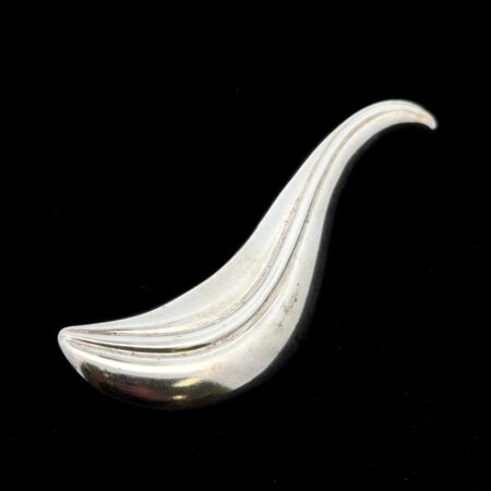 Vintage Kabana .925 Sterling Silver Modernist Brooch, 8.2g