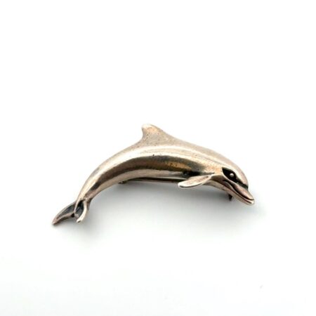 Kabana 925 Sterling Silver Dolphin Brooch/Pin 3.0g