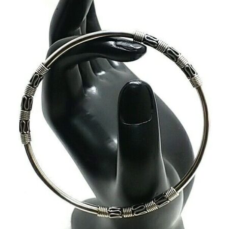 Balinese 925 Sterling Silver Bangle Bracelet 10.0 Grams