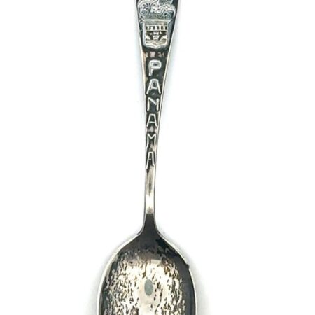 Sterling Silver Panama Old Ruins Souvenir Spoon - 17.9g