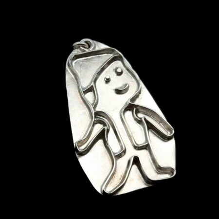 J.A. Smith “Cookie Cutter” .925 Sterling Silver Pin/Pendant, 6.7g