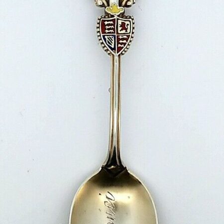 King Edward VII & Emperor Sterling Silver Souvenir Spoon Engraved Sans-Souci