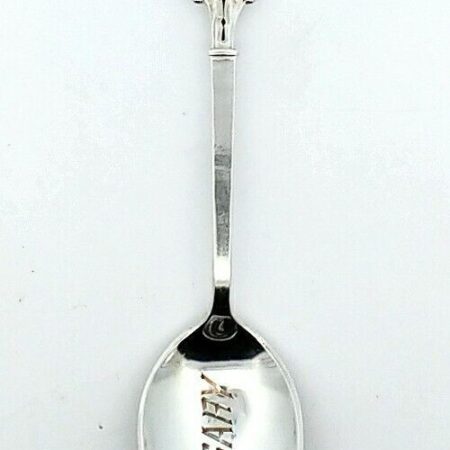 Sterling Silver Enamel Calgary Canada Souvenir Spoon 3.5 Inch