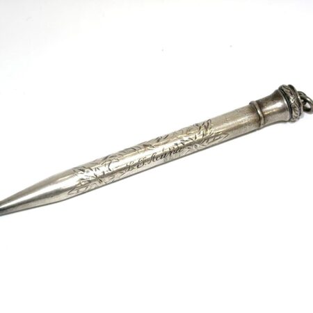 Wahl Eversharp 4” 925 Sterling Silver Mechanical Pencil - Monogrammed - 15.2g
