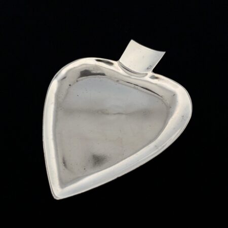 925 Sterling Silver Spade Heart Dish 28.2g