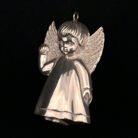 Vintage 925 Sterling Silver 3D Angel Pendant 17g