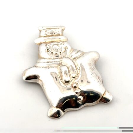 B. Gould Mexico 925 Sterling Silver Snowman Pin/Pendant 9.1g