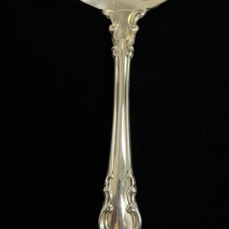 Reed & Barton 925 Sterling Silver Spanish Baroque Solid Gravy Ladle w/Spout, 78g