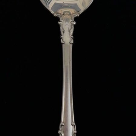 Reed & Barton Sterling Silver Spanish Baroque Pierced Serving Spoon, 8.5”, 85.4g