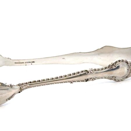 Gorham .925 Sterling Silver English Gadroom Sugar Tongs, 4”, 22.0g