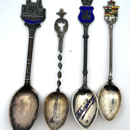 .925 Sterling Silver Souvenir Spoons (Lot of 4) - 40.0g