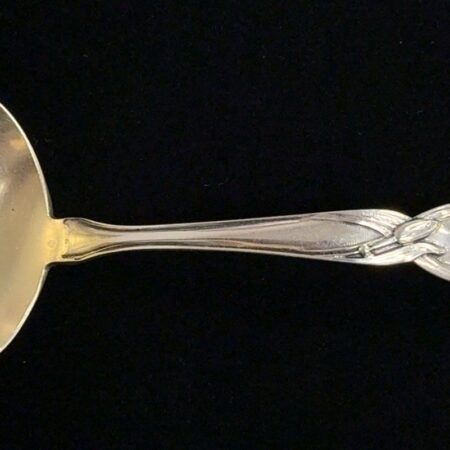 Fessenden & Co. Narcissus Gold Washed Bowl 5” Cream Ladle, 23.8g