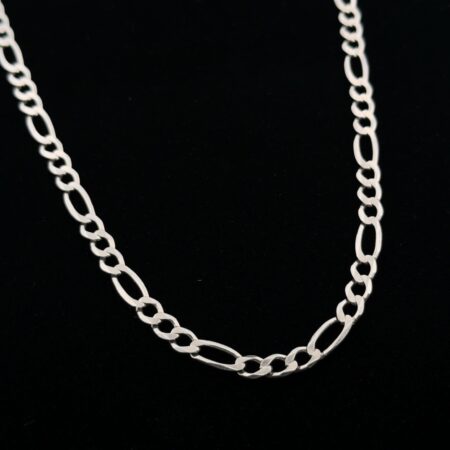 21” Italy 925 Sterling Silver Figaro Link Chain Necklace 13.9g