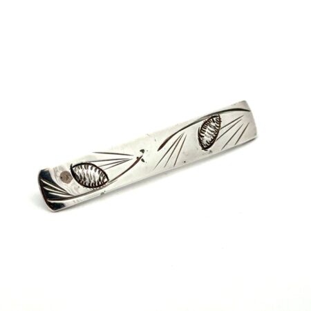 Vintage 925 Sterling Silver 1950’s Stuart NYE Pine Cone Needle Motif Pin, 6.5g