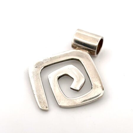 Silpada #S0377 Spiral Scroll 925 Sterling Silver Pendant 12g
