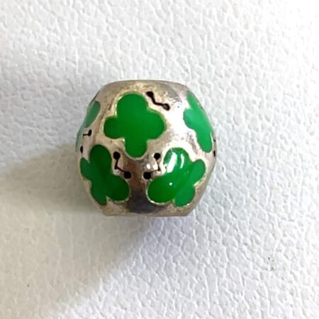 Pandora ALE 790438EN03 Sterling Silver Green Enamel Butterfly Charm Bead