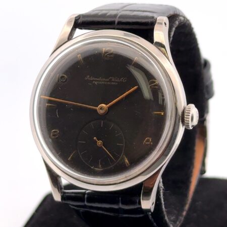 Vintage 35mm IWC Cal. 83 Manual Wind Small Seconds Stainless Steel Wristwatch