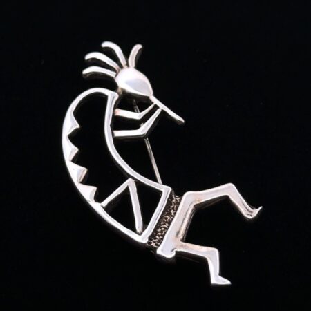 Vintage 925 Sterling Silver Native American Kokopelli Brooch/Pin 10.7g