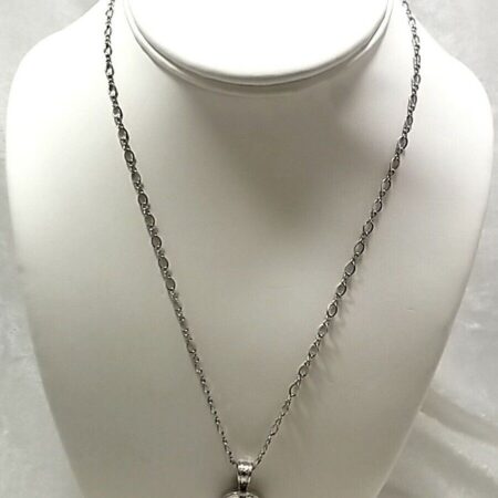 Kajal Naina KN 925 Sterling Cultured Freshwater Pearl Key Pendant Necklace 12.0g