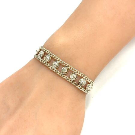 7” Vintage Hongkong 925 Sterling Silver Wrap Bracelet 10.5g