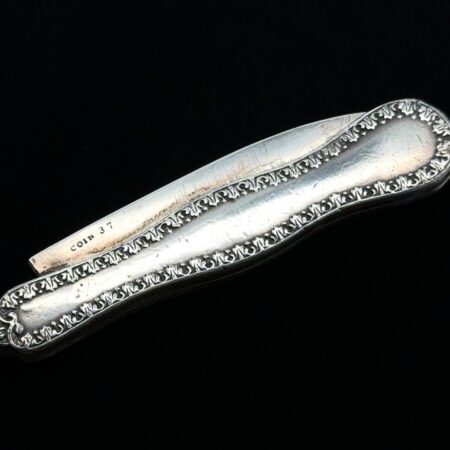 Vintage Coin Silver 900 Fine Pocket Knife, 36.7g