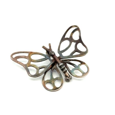 Vintage 925 Sterling Silver Butterfly Brooch/Pin, Mexico, 4.6g